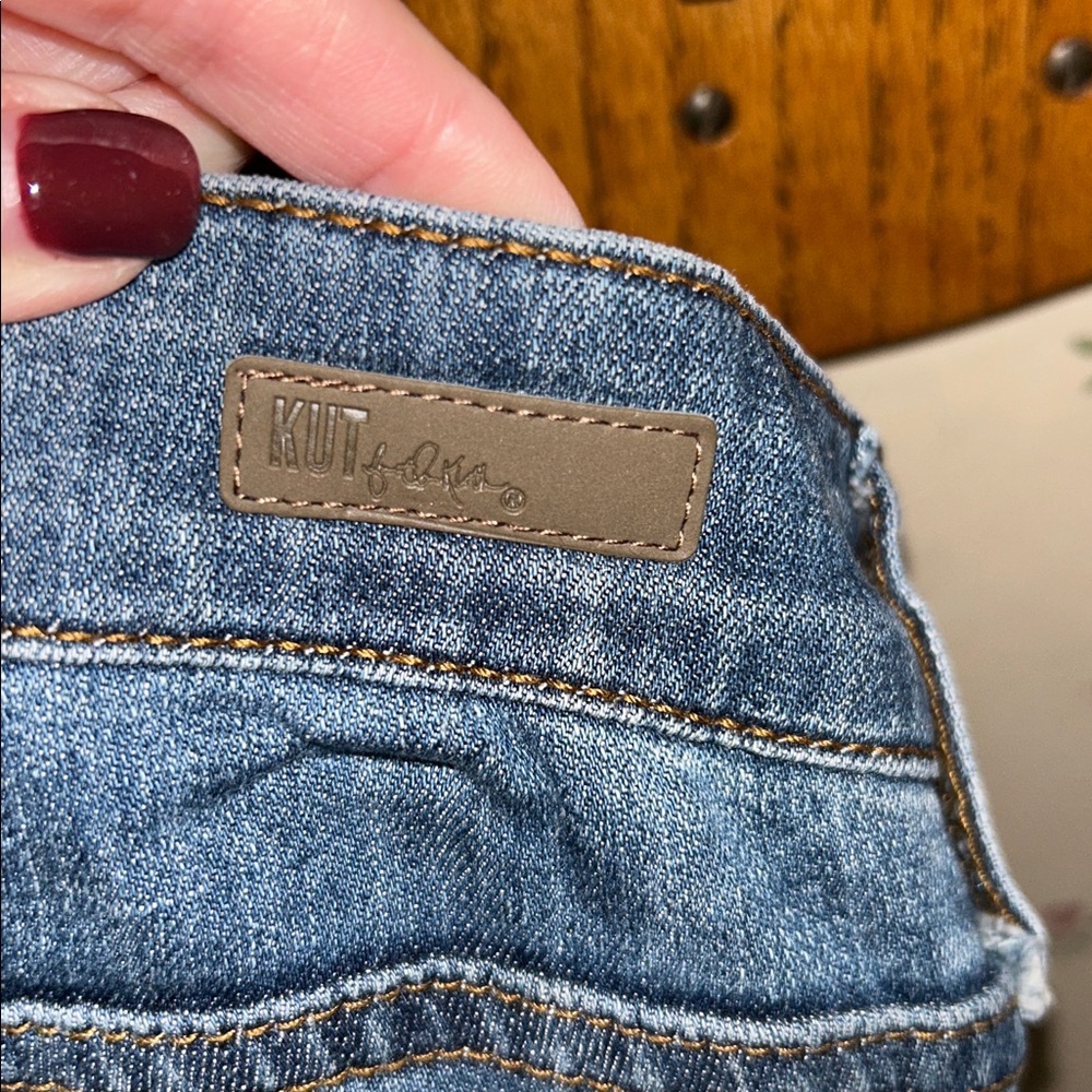 Kut from the Kloth Women's Blue Jeans - Picture 7 of 8